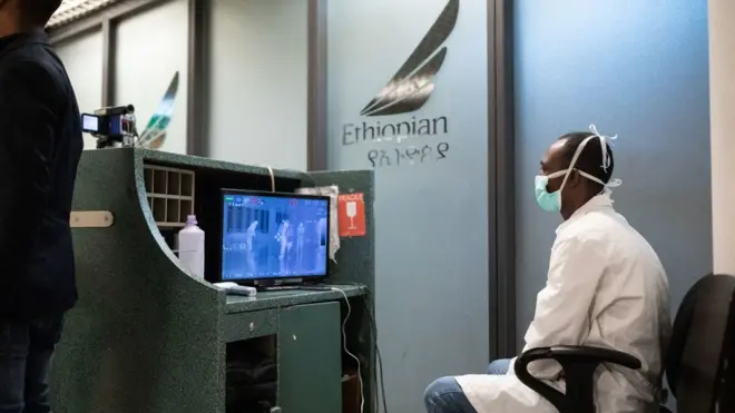 ከጥር 15/2012 ጀምሮ በቦሌ አውሮፕላን ማረፊያ በሰባቱም መግቢያዎች ከ146357 በላይ መንገደኞች በሙቀት ልየታው ማለፋቸው ተገልጿል