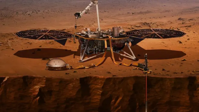 La sonda Mars InSight recorrerá una distancia de 485 millones de kilómetros para llegar a destino.