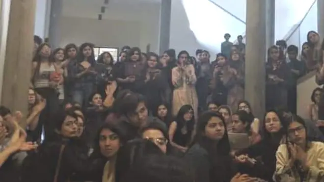 لمز میں مظاہرہ