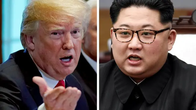 Donald Trump ve Kim Jong un