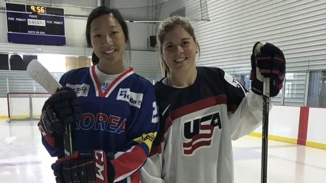 마리사(왼쪽)와 한나 자매는 각각 남북 단일팀, 미국 여자 아이스키 대표로 출전한다