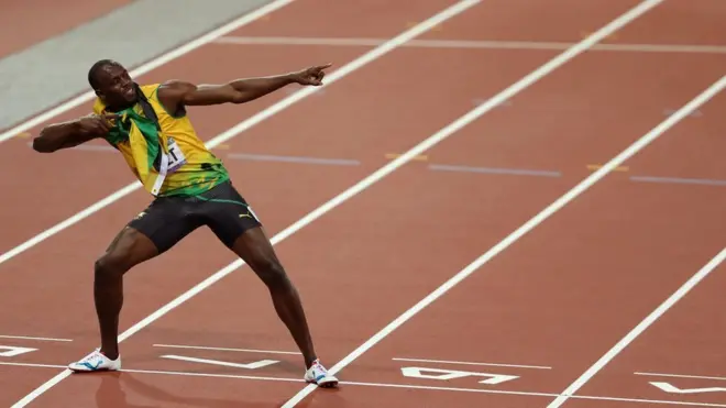 Usain Bolt logró tres medallas de oro en los Juegos Olímpicos de 2012.