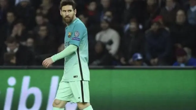 هزيمة قاسية لبرشلونة في دوري الأبطال بأربعة أهداف نظيفة