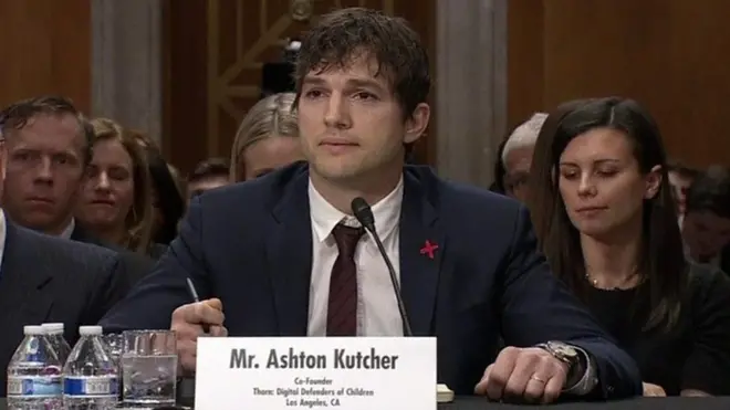 Ashton Kutcher là chủ tịch Thorn, tổ chức phát triển phần mềm giúp định vị các nạn nhân bị lạm dụng
