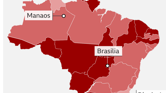 Mapa Brasil de cuidados intensivos