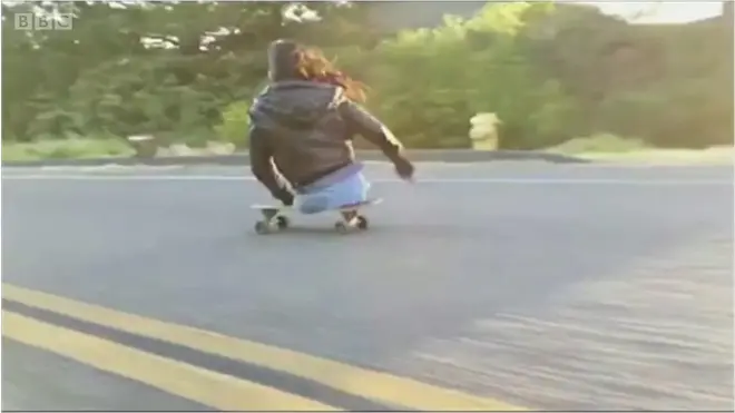 Skejtborderka bez nogu