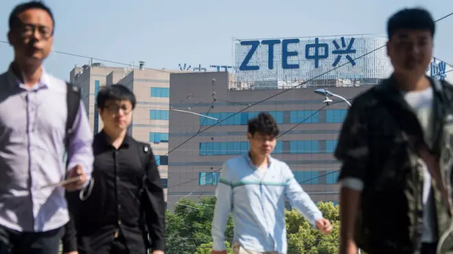 ZTE sign