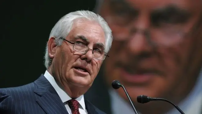 عُيّن ريكس تيلرسون وزيرا للخارجية في إدارة ترامب المقبلة