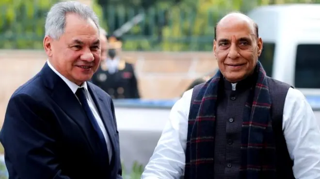 राजनाथ सिंह और सर्गेई शोइगू