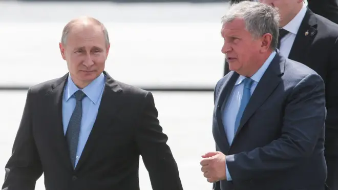 Путин и Сечин