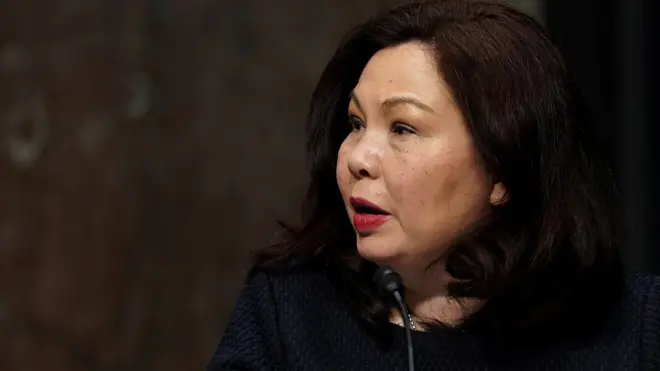 譚美·達克沃斯（Tammy Duckworth）在國會出席聽證會（6/5/2020）