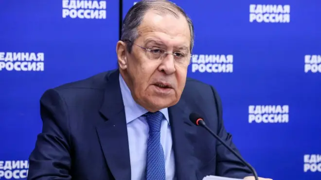 रूसी विदेश मंत्री सेर्गेई लावरोफ़