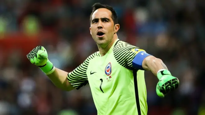 El capitán del equipo chileno fue el héroe de la noche.