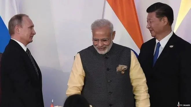 रूस, भारत और चीन