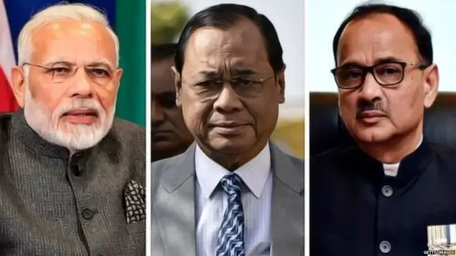 मोदी-रंजन गोगोई-आलोक वर्मा