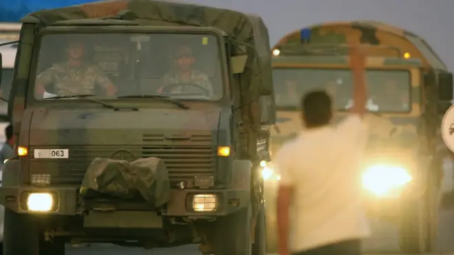 عربات عسكرية تركية