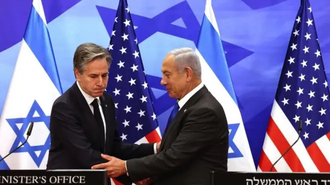 مؤتمر صحافي مع نتنياهو