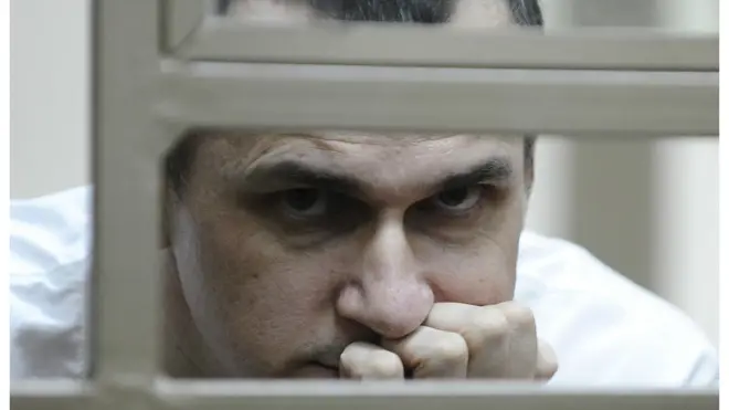 Олег Сенцов під час суду