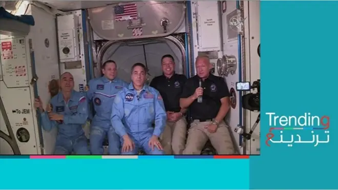 أول رحلة تجارية إلى محطة الفضاء الدولية
