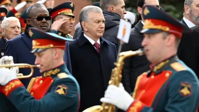 Ўзбекистон Президенти Шавкат Мирзиёев Москвадаги тантнанали тадбирларда иштирок этди