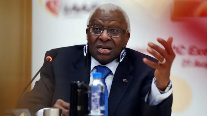 Lamine Diack, ancien patron de la Fédération internationale d'athlétisme
