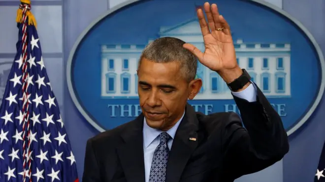 Presiden Obama dalam jumpa pers terakhirnya tanggal 19 Januari