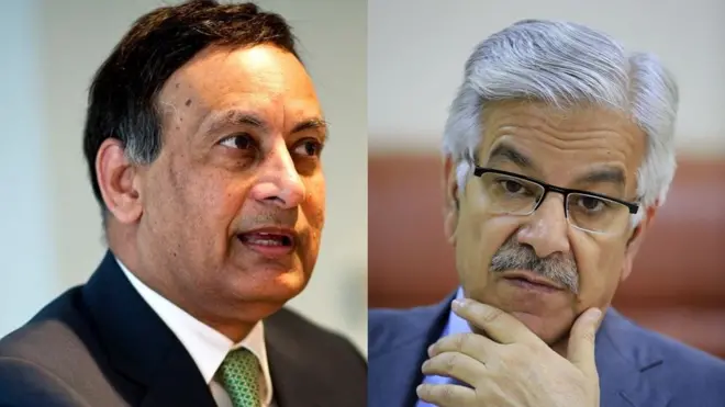 خواجه اصف او حسین حقاني