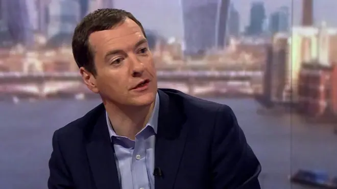 Eski İngiltere Maliye Bakanı George Osborne