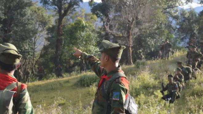 ကျောက်မဲ မြို့နယ် နယ်စပ် ကို အစိုးရ တပ်ဖွဲ့တွေ ဝင်ရောက်