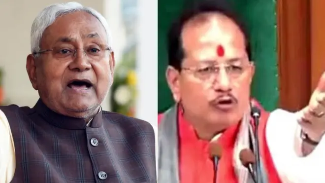 नीतीश कुमार और विजय कुमार सिन्हा (सांकेतिक तस्वीर)