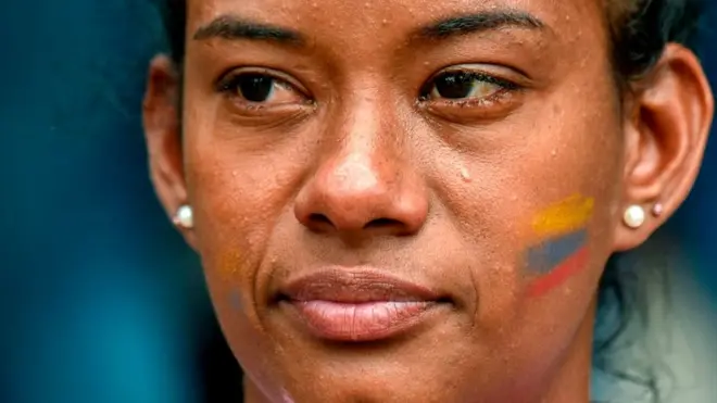 વેનેઝુએલાની મહિલાની તસવીર