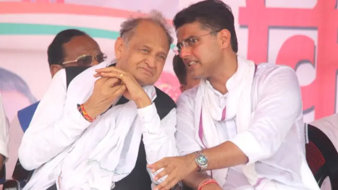 अशोक गहलोत और सचिन पायलट