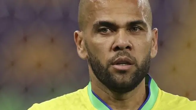 Dani Alves en el mundial de Qatar 2022