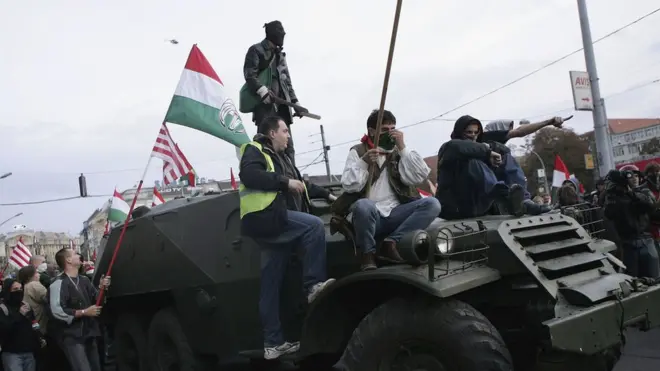 В годовщину Венгерского восстания в Будапеште начались беспорядки