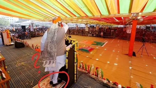 અમિત શાહની વાઇરલ થયેલી તસવીર