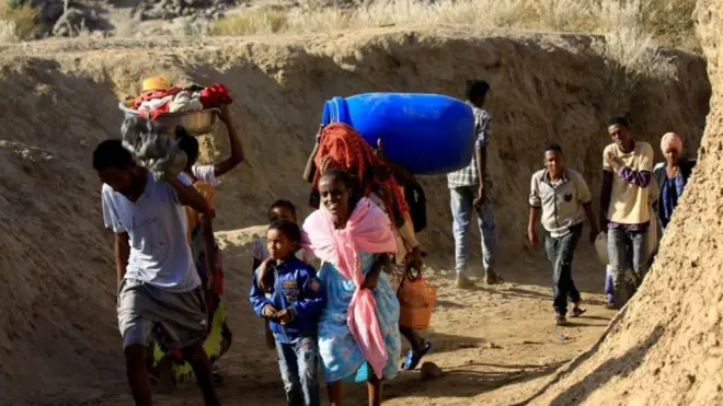 ብዓሰርታት ኣሽሓት ዝቑጸሩ ኢትዮጵያውያን ናብ ሱዳን ተሰዲዶም