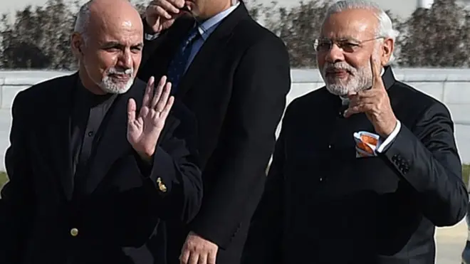 अशरफ़ग़नी और मोदी