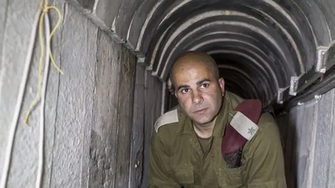 Этот тоннель, ведущий из Сектора Газа на территорию Израиля, был обнаружен в 2014 году