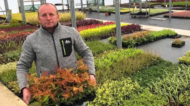 Neil Alcock is the managing director of Seiont Nurseries in Caernarfon, north Wales