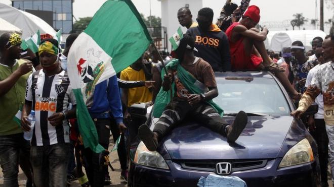 احتجاجات في نيجيريا