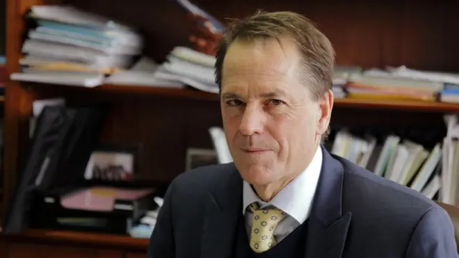 Todd Howland lleva cinco años en Colombia, observando el estado de los derechos humanos en el país. (Foto: Natalio Cosoy/ BBC Mundo)