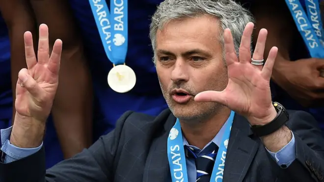 For Chelsea na im start to call im self di 'Special One'