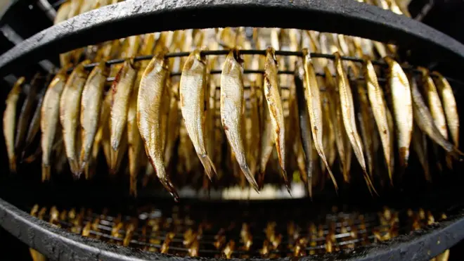Шпроты на гриле