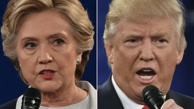 ہیلری کلنٹن، ڈونلڈ ٹرمپ