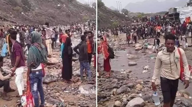 Namoota Yaman keessa bakka waraanaan miidhame keessa jiran