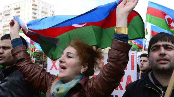 Bakıda etiraz aksiyası (foto arxivdəndir)