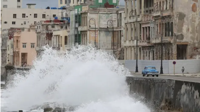 Laura cruzó el occidente de Cuba en menos de dos horas.