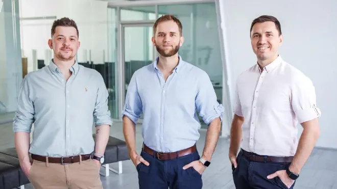 Співзасновники Preply Сергій Лук'янов, Дмитро Волошин та Кирило Бігай