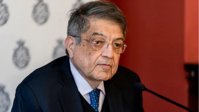 Sergio Ramírez en un evento en Madrid en noviembre de 2021.