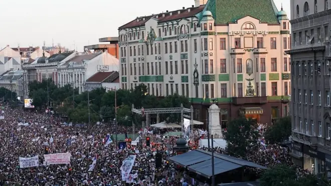 Masovni protest u Beogradu: „Jadar je naš, nećete kopati”